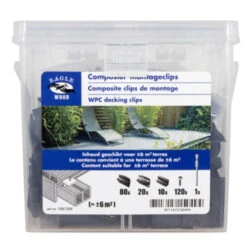 HKC Kunststof Clips - 110 Stuks -Gamma 123 1019