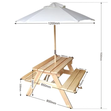 Picknicktafel Kids 4 Picknicktafel Kids - Afbeelding 2