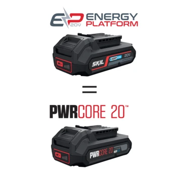 SKIL 20V Grasmaaier 0130BA Brushless 34cm + 2 Accu's 2,0Ah + Snellader 4 SKIL 20V Grasmaaier 0130BA Brushless 34cm + 2 Accu's 2,0Ah + Snellader - Afbeelding 2