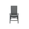 Verstelbare Tuinstoel Valencia Antraciet -Gamma 123 1222