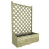 Bloembak Met Dubbele Trellis 90x40 Cm 2 Bloembak Met Dubbele Trellis 90x40 Cm -Gamma 123 1264