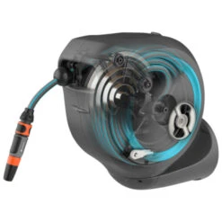 Gardena Wandslangenbox Roll-up 20 Meter Grijs Blauw 11 Gardena Wandslangenbox Roll-up 20 Meter Grijs Blauw -Gamma 123 1361