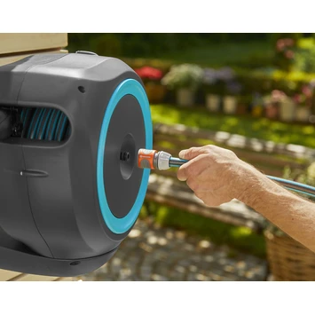 Gardena Wandslangenbox Roll-up 20 Meter Grijs Blauw 8 Gardena Wandslangenbox Roll-up 20 Meter Grijs Blauw - Afbeelding 6