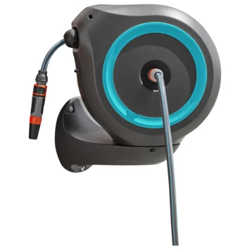 Gardena Wandslangenbox Roll-up 20 Meter Grijs Blauw 9 Gardena Wandslangenbox Roll-up 20 Meter Grijs Blauw - Afbeelding 7