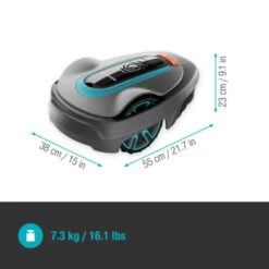 Gardena Robotmaaier Smart SILENO City 250 M² - 17cm -Gamma 123 1483