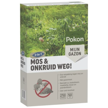 Pokon Mos En Onkruid Weg! Gazonherstel 2,75 Kg 4 Pokon Mos En Onkruid Weg! Gazonherstel 2,75 Kg - Afbeelding 2