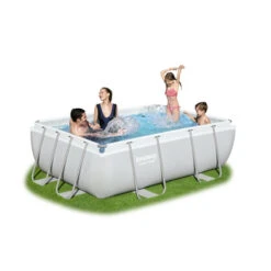 Bestway Zwembad Power Steel Rechthoek 282x196x84 Cm Met Filterpomp -Gamma 123 1591