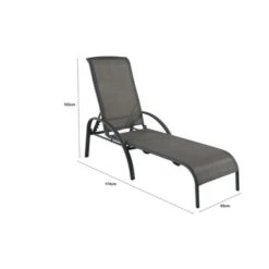 Ligbed Toledo Antraciet -Gamma 123 1664