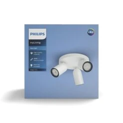 Philips Opbouwspot MyLiving Pongee LED Wit 3 X 5.5W -Gamma 123 1781