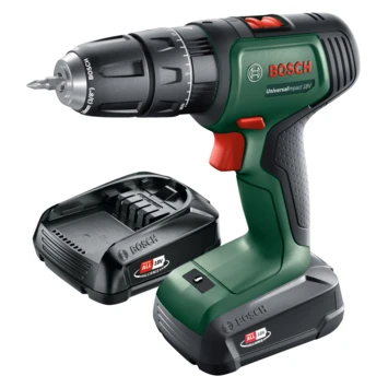 Bosch 18V Klopboormachine UniversalImpact (Incl. 2 Accu's 1.5Ah + Lader) 4 Bosch 18V Klopboormachine UniversalImpact (Incl. 2 Accu's 1.5Ah + Lader) - Afbeelding 2