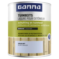 GAMMA Tuinbeits Schutting & Tuinhout Dekkend Kiezelwit 750 Ml