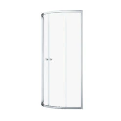 Sealskin Hooked Vierdelige Kwartronde Douchecabine Met Schuifdeuren 90x90x200 Cm, 6 Mm Helder Veiligheidsglas Met Antikalklaag Zilver Hoogglans -Gamma 123 1907