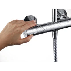 Hansgrohe Douchesysteem Vernis Blend 200 Met Thermostaatkraan Mat Zwart -Gamma 123 1930