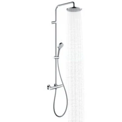 Hansgrohe Douchesysteem Vernis Blend 200 Met Thermostaatkraan Mat Zwart -Gamma 123 1932