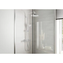 Hansgrohe Douchesysteem Vernis Blend 200 Met Thermostaatkraan Mat Zwart -Gamma 123 1934