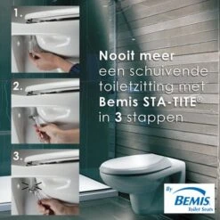 Bemis WC Bril Venezia Wit Kunststof Met Softclose -Gamma 123 1968