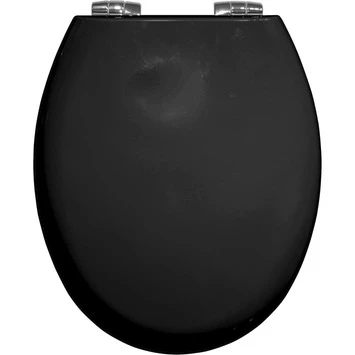 Bemis WC Bril New York Zwart Hout Met Softclose 3 Bemis WC Bril New York Zwart Hout Met Softclose