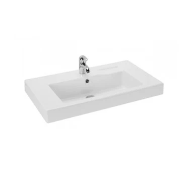 Atlantic Wastafel Emerald Wit 80.5x45x18.5 Cm 3 Atlantic Wastafel Emerald Wit 80.5x45x18.5 Cm