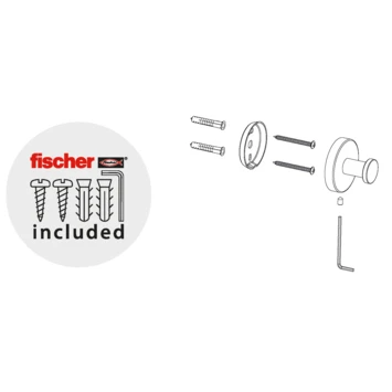 Marho Handdoekhaak Luxor Groot Gun Metal 8 Marho Handdoekhaak Luxor Groot Gun Metal - Afbeelding 6