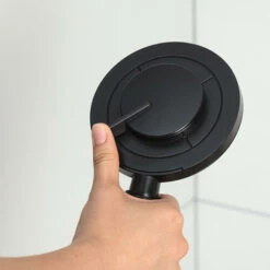 Tiger Regendoucheset Akcent Met Thermostatisch Kraan Zwart -Gamma 123 2155