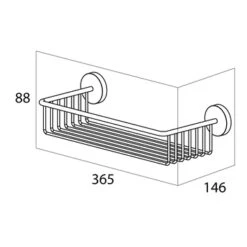Handson Wandkorf Smart RVS -Gamma 123 2171