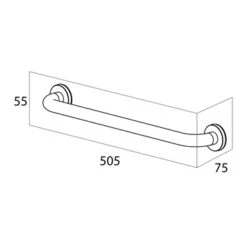 Handson Wandkorf Smart RVS -Gamma 123 2172