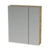TIGER S-line Spiegelkast 60cm Chalet Eiken 2 TIGER S-line Spiegelkast 60cm Chalet Eiken -Gamma 123 2184