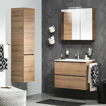 TIGER S-line Spiegelkast 60cm Chalet Eiken 5 TIGER S-line Spiegelkast 60cm Chalet Eiken - Afbeelding 3