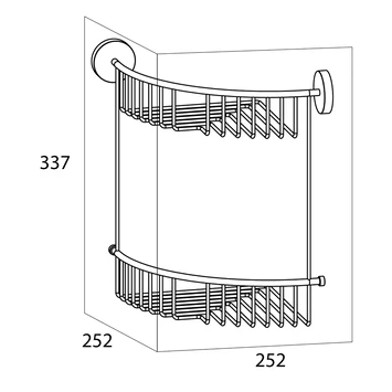 Handson Hoekkorf Smart Dubbel Groot RVS 4 Handson Hoekkorf Smart Dubbel Groot RVS - Afbeelding 2