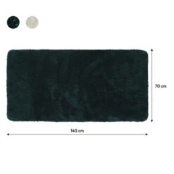 Sealskin Badmat Angora 70x140cm Donkergroen -Gamma 123 2231