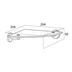 Tiger Hoekplanchet Boston RVS -Gamma 123 2272