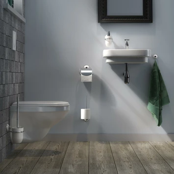 Tiger Wc-borstelset Ivy Chroom/wit 7 Tiger Wc-borstelset Ivy Chroom/wit - Afbeelding 5