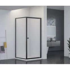 Atlantic Roan Douchewand En -deur 90x90x190cm Zwart -Gamma 123 2315