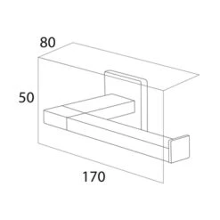 Tiger Toiletrolhouder Items RVS 9 Tiger Toiletrolhouder Items RVS -Gamma 123 2352