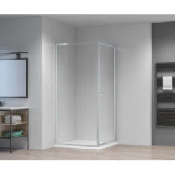 Atlantic Roan Douchewand En -deur 90x90x190cm Chroom -Gamma 123 2428