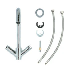 Aqualino Keukenkraan Fortore 2-knops Chroom -Gamma 123 2470