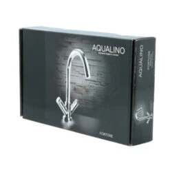 Aqualino Keukenkraan Fortore 2-knops Chroom -Gamma 123 2471