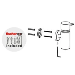 Marho Zeepdispenser Luxor Gun Metal -Gamma 123 2489