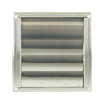 Renson Inbouw Overdrukrooster Met Lamellen RVS Ø 125 Mm 3 Renson Inbouw Overdrukrooster Met Lamellen RVS Ø 125 Mm - Afbeelding 2