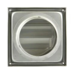 Renson Inbouw Overdrukrooster Met Lamellen RVS Ø 125 Mm 8 Renson Inbouw Overdrukrooster Met Lamellen RVS Ø 125 Mm -Gamma 123 2516