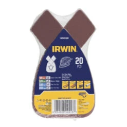 Irwin Schuurvel Voor Bosch Primo En B+D Mouse Zelfklevend K80/K120/K180/K240, 20 Stuks -Gamma 123 279