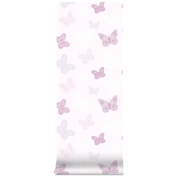 Superfresco Easy Vliesbehang Vlinders Roze 100114 6 Superfresco Easy Vliesbehang Vlinders Roze 100114 - Afbeelding 4