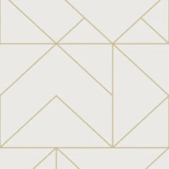 Superfresco Easy Vliesbehang Geo Goud (111533)
