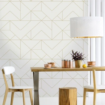 Superfresco Easy Vliesbehang Geo Goud (111533) 4 Superfresco Easy Vliesbehang Geo Goud (111533) - Afbeelding 2