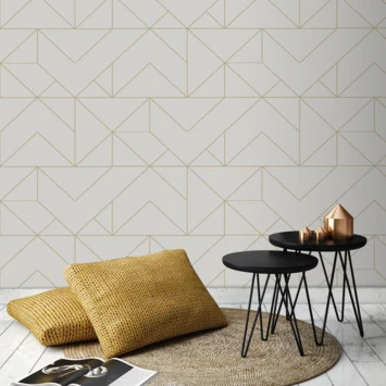 Superfresco Easy Vliesbehang Geo Goud (111533) 5 Superfresco Easy Vliesbehang Geo Goud (111533) - Afbeelding 3