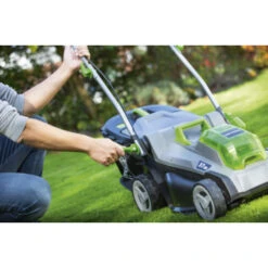 LUX 20V Accu Grasmaaier 37cm Incl. 2 Accu's 4,0Ah + Lader -Gamma 123 963